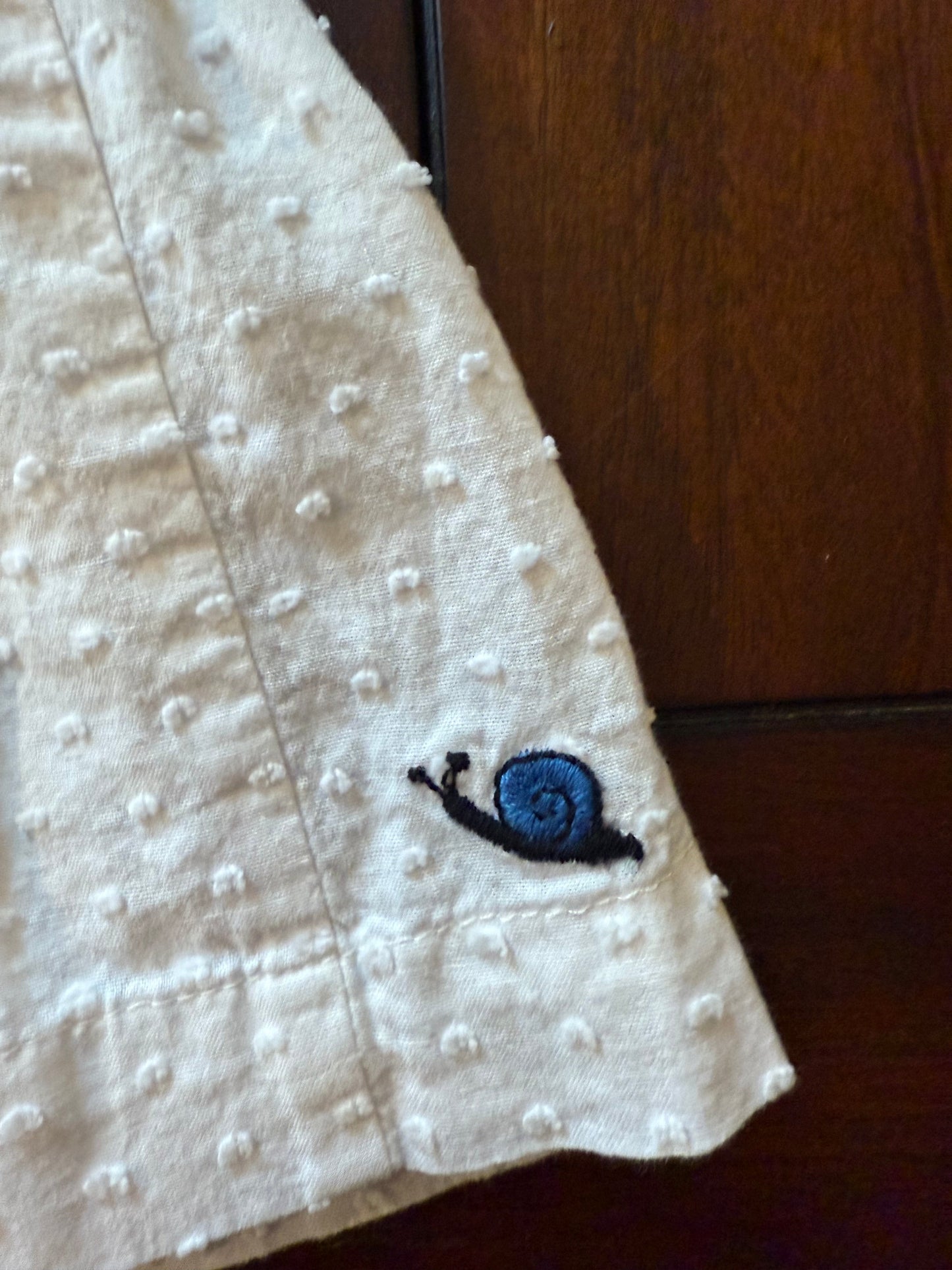 #51 REDUCED Hanna Andersson Lace Trim Dress