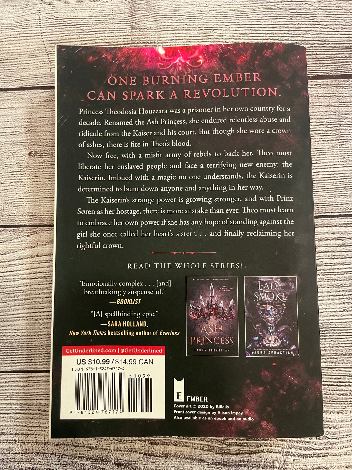 Seller #171 Ember Queen By Laura Sebastian