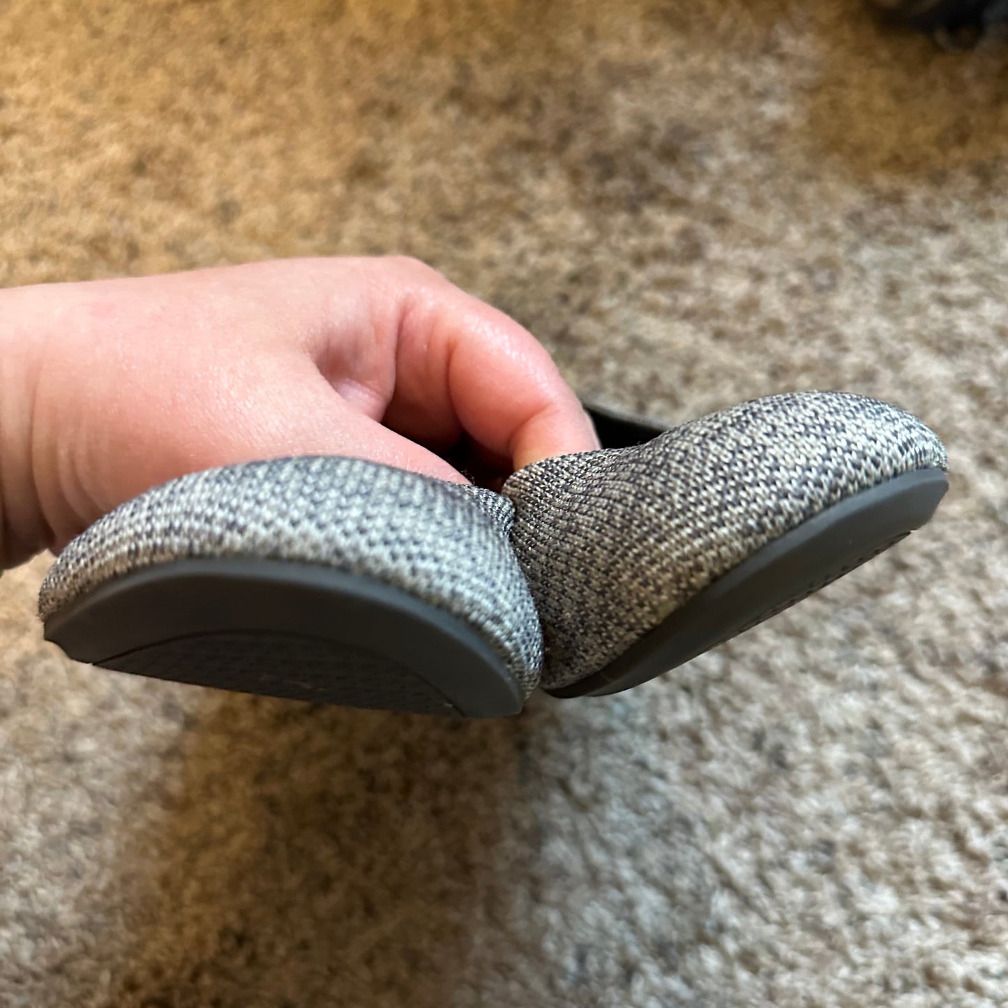 #162 Rothys Gray Flats Size 9