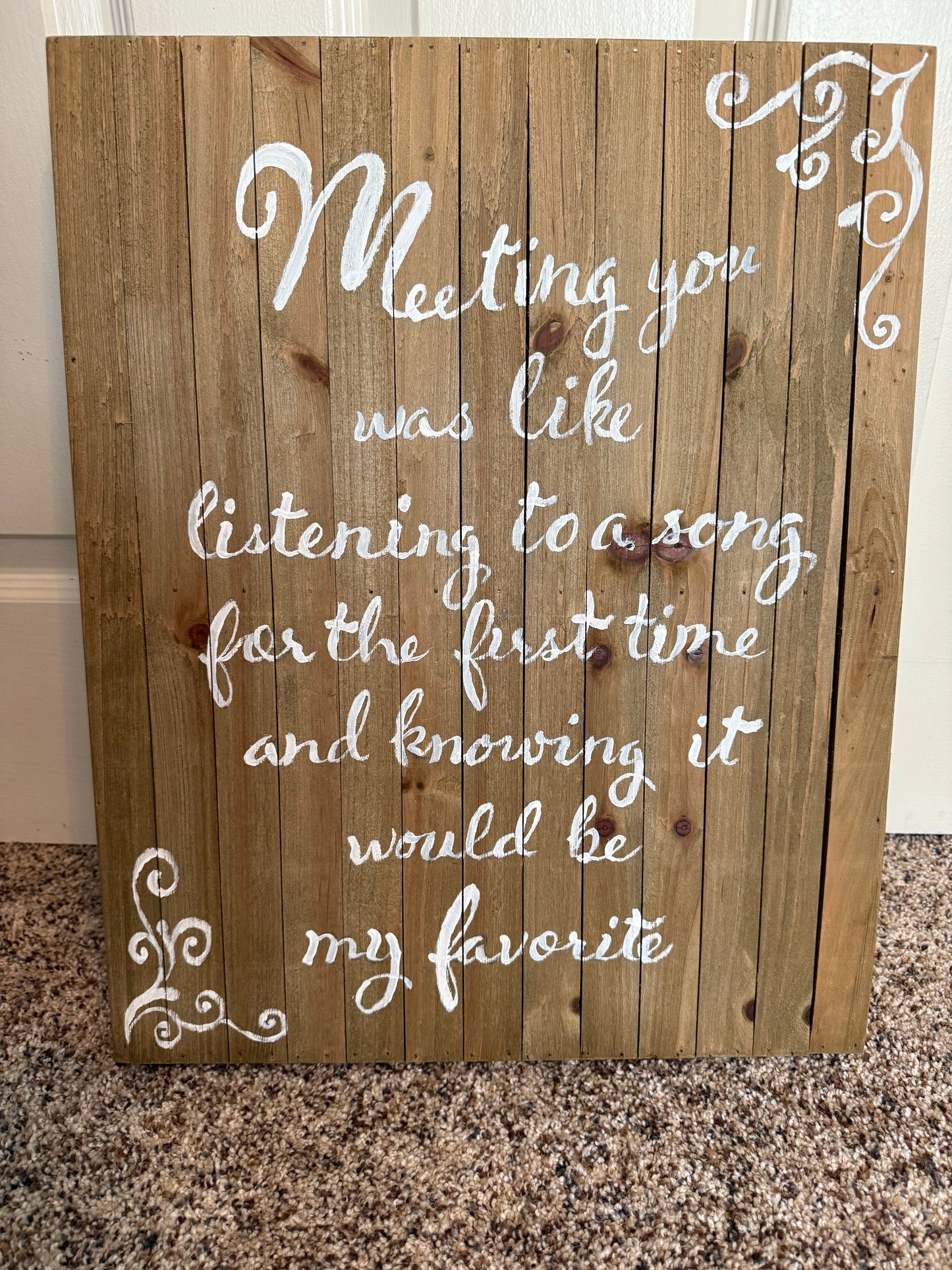 SELLER #6 Favorite Song Wall Art REDUCED PRICE
