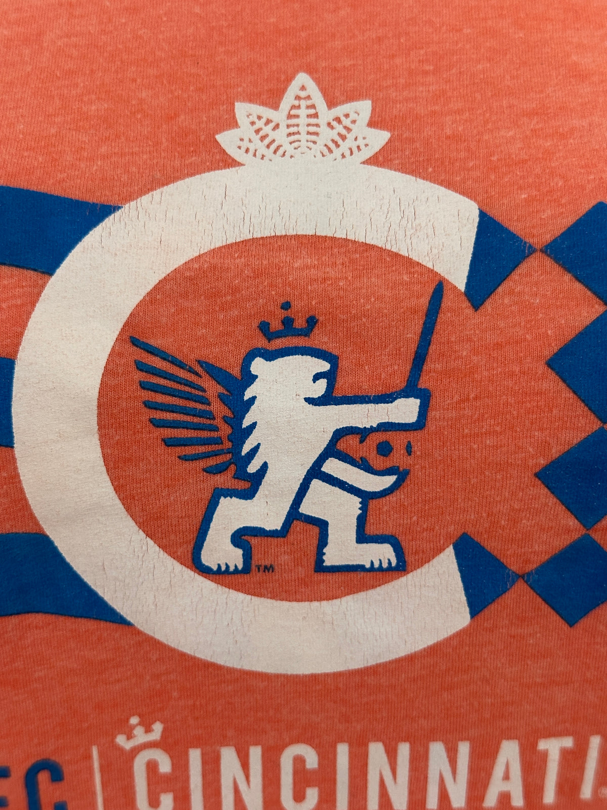 #163 Cincy Shirts Orange FC Cincinnati Shirt - Women's M - VGUC