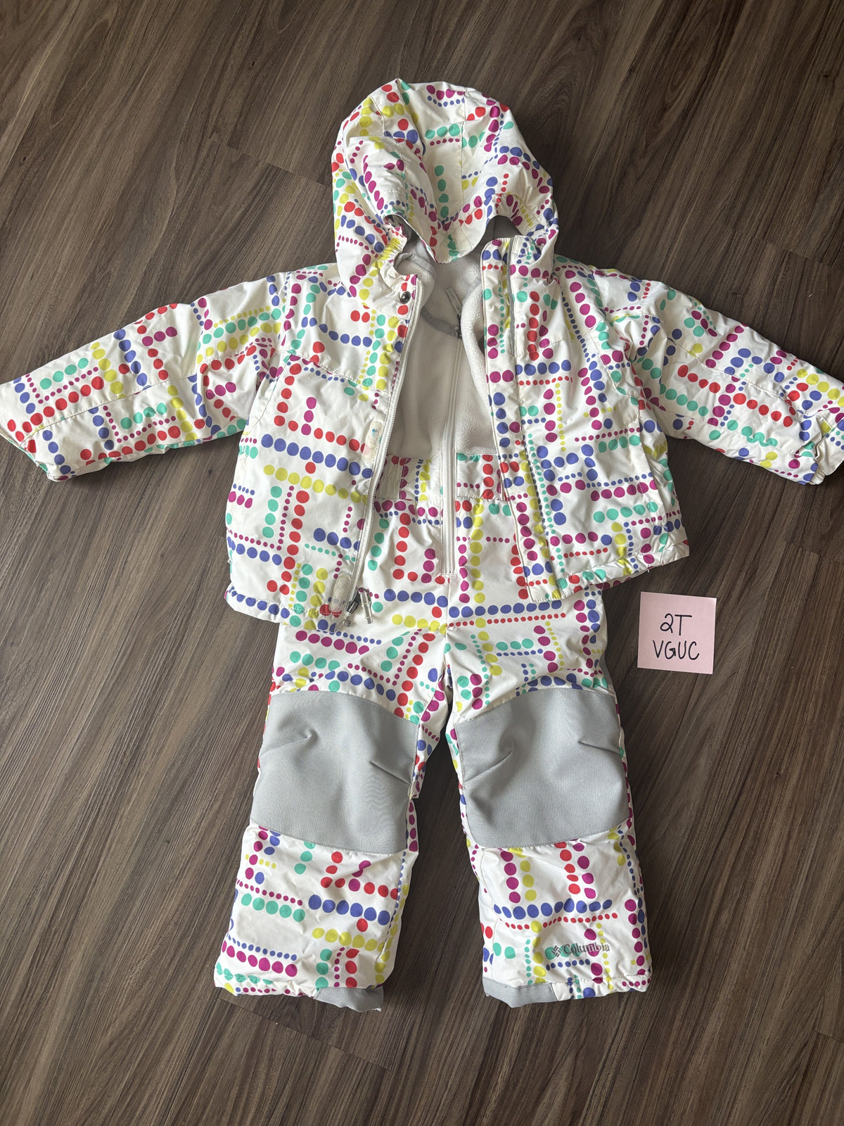 #138 - 2T Columbia VGUC Snowbibs + Jacket