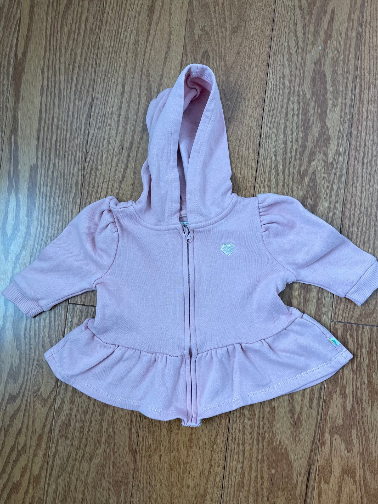 #42 Pink Hooded Sweatshirt Girls 18 Months