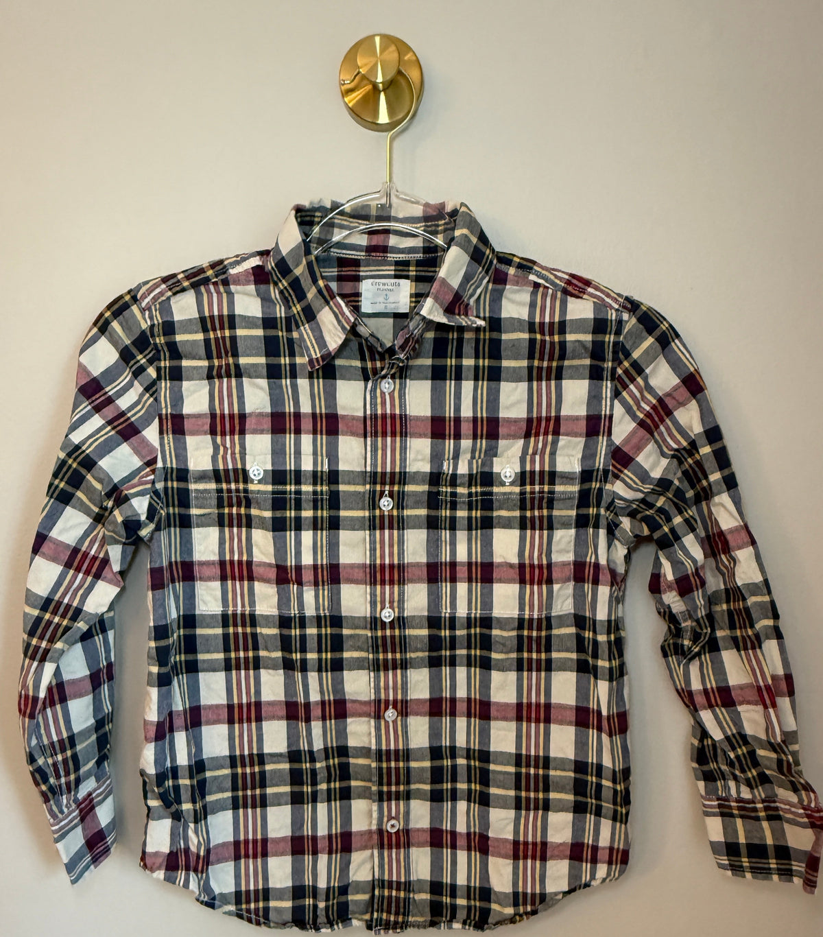 Seller 156_Crewcuts set of 2 Boys LS Shirts 8-9