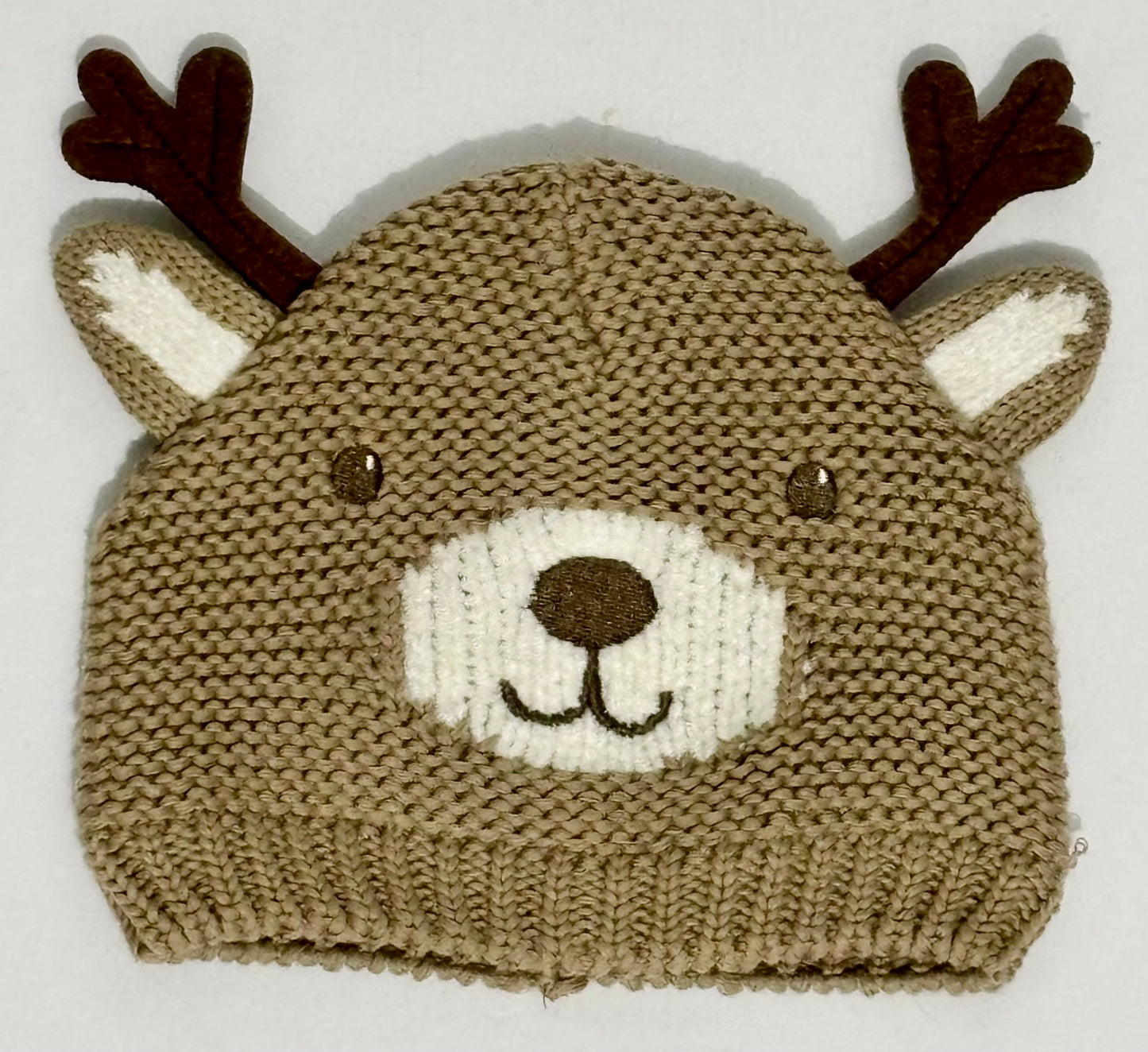 #132 - REDUCED- Carter's: Baby Reindeer Hat, 3-6M