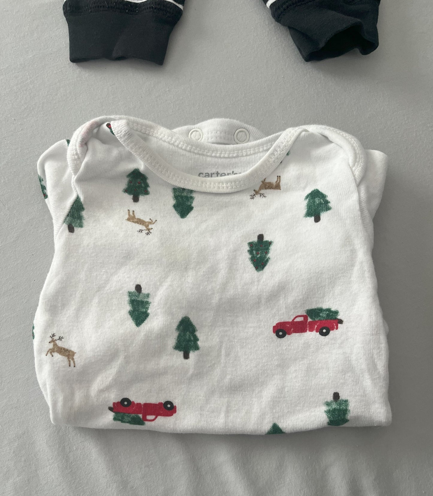 #211 REDUCED Carters 3m Christmas Truck Pants Set