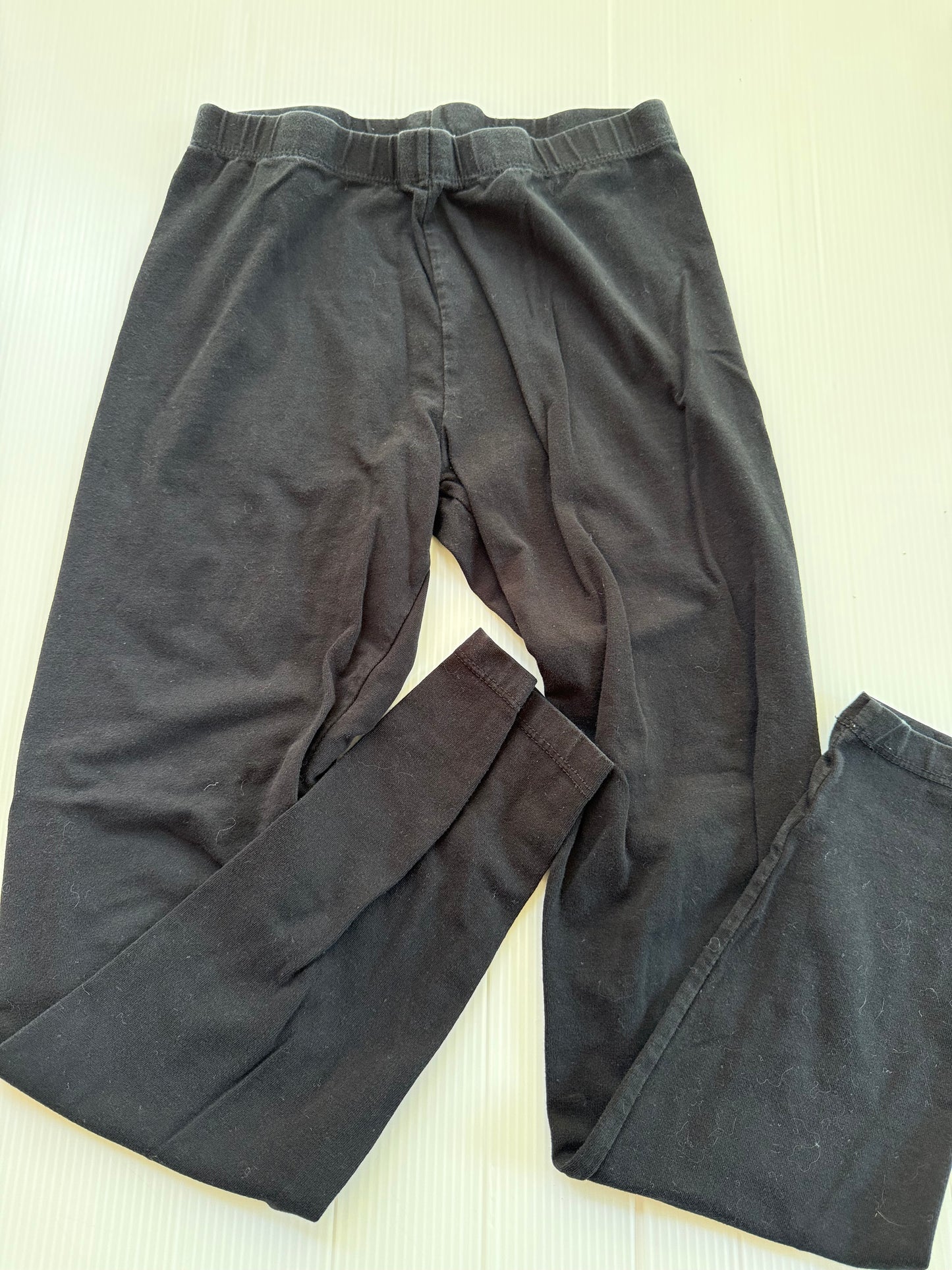 #167 Cat & Jack Girls Black Legging - L (10-12)