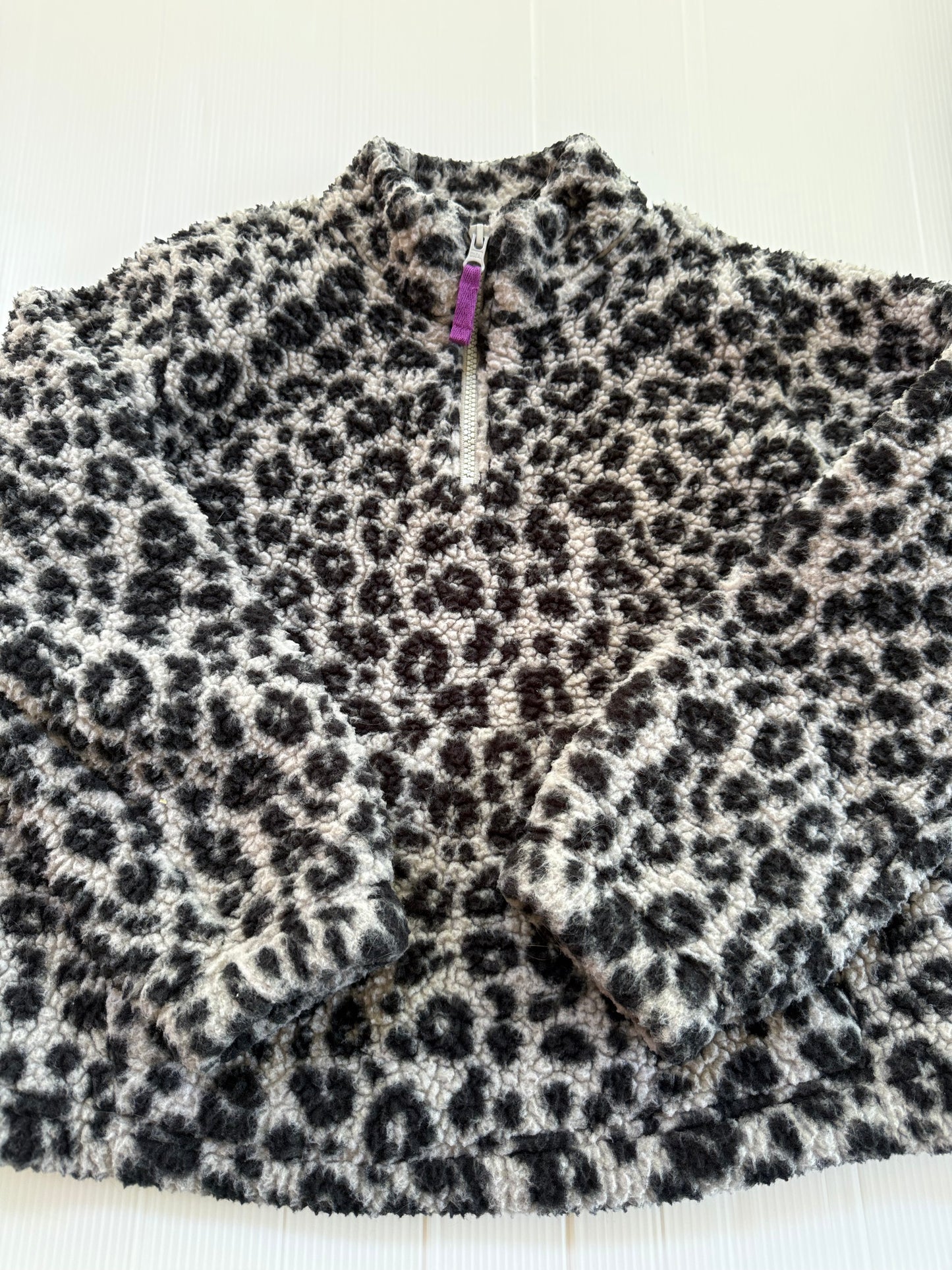 #167 Gap Girls Cheetah Sherpa - 10