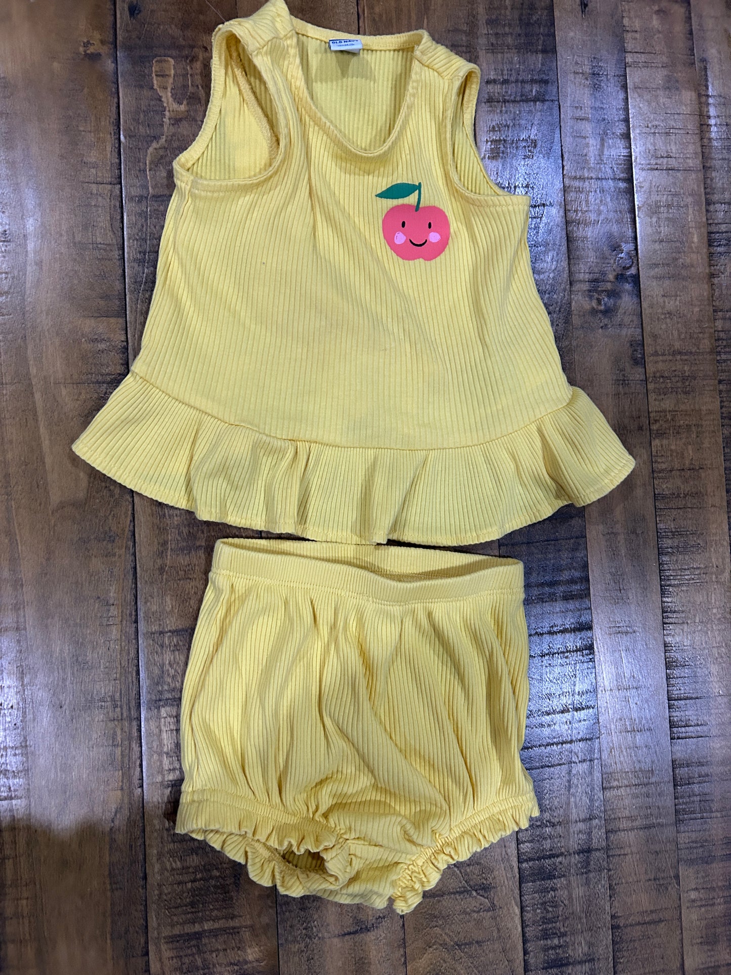 Seller #5 - Girls yellow two piece outfit - 18mos