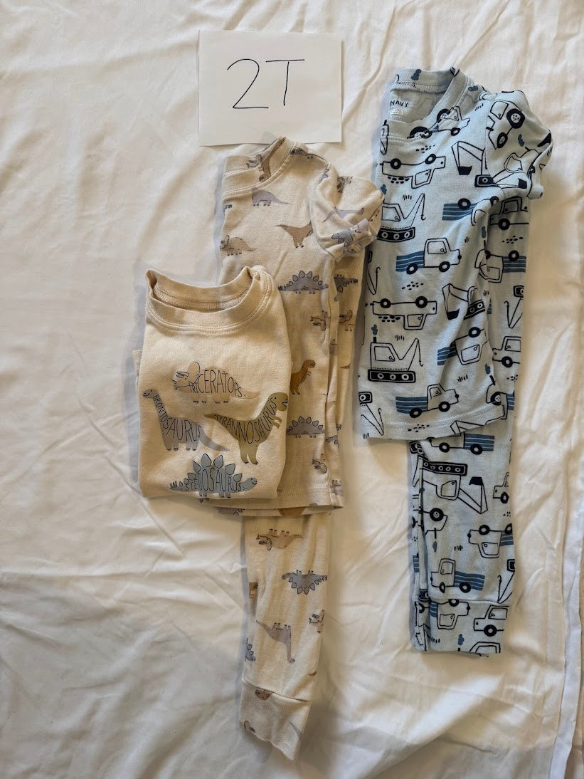 Seller #67 Boys 2T Old Navy Pajama Bundle