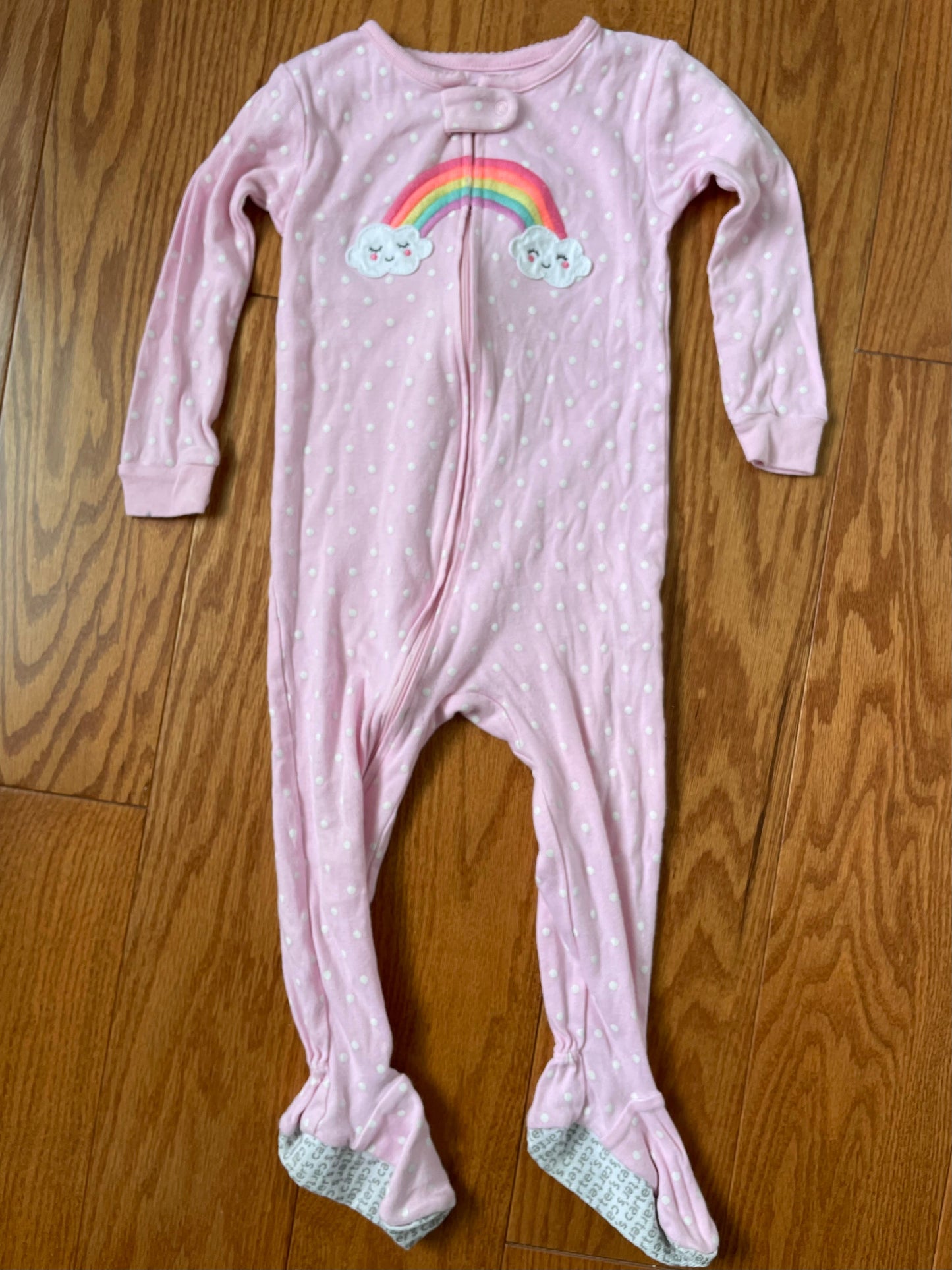 #42 Carter's Footed PJs Girls 24 Months