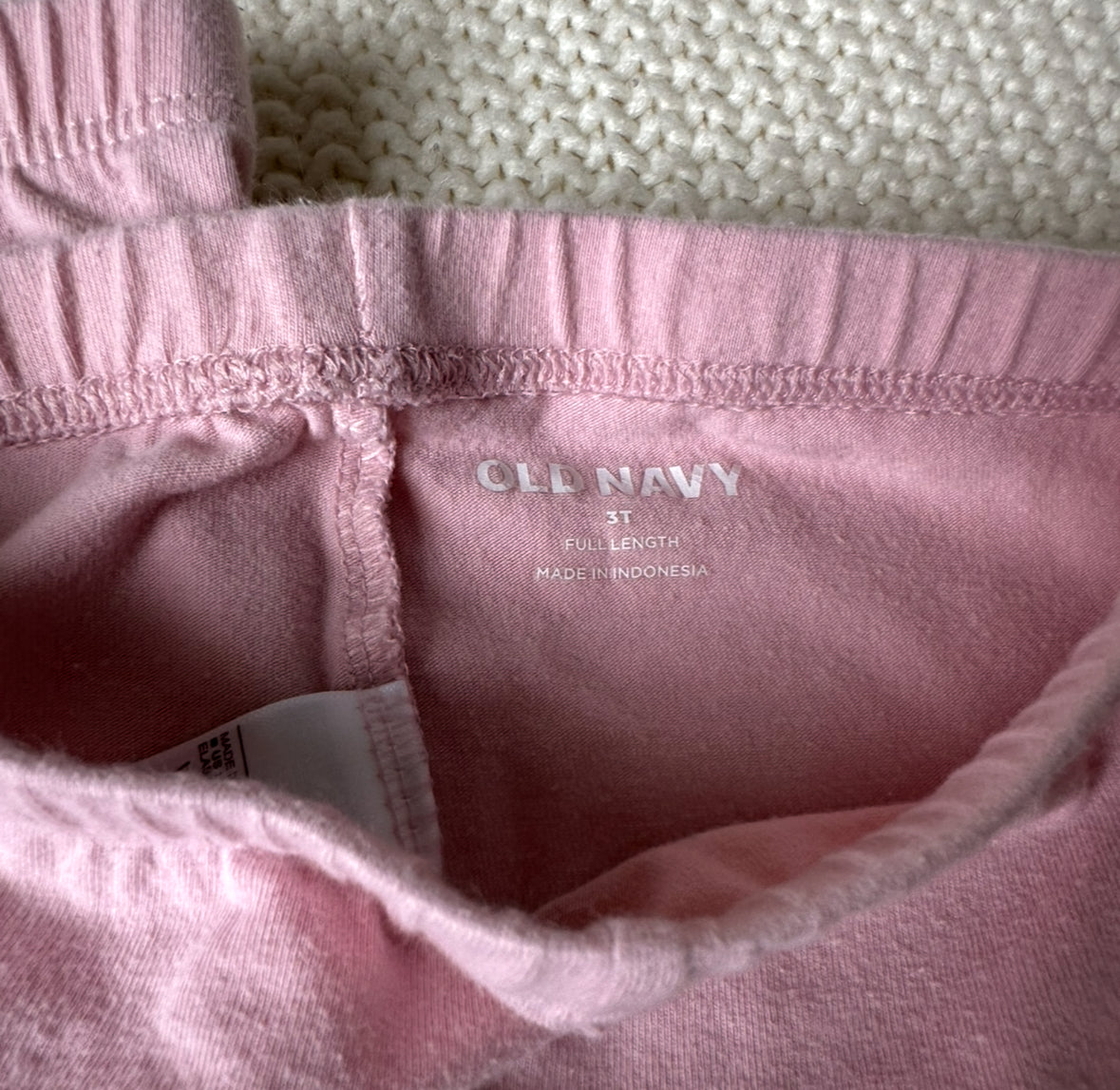 #93 Old Navy Pink Leggings Set Girls 3T