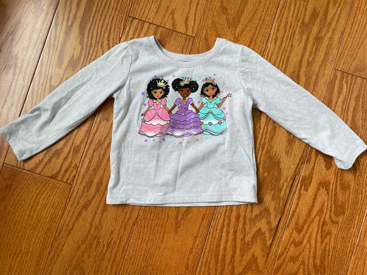 #42 Long-sleeve Princess Tee Girls 18-24 Months