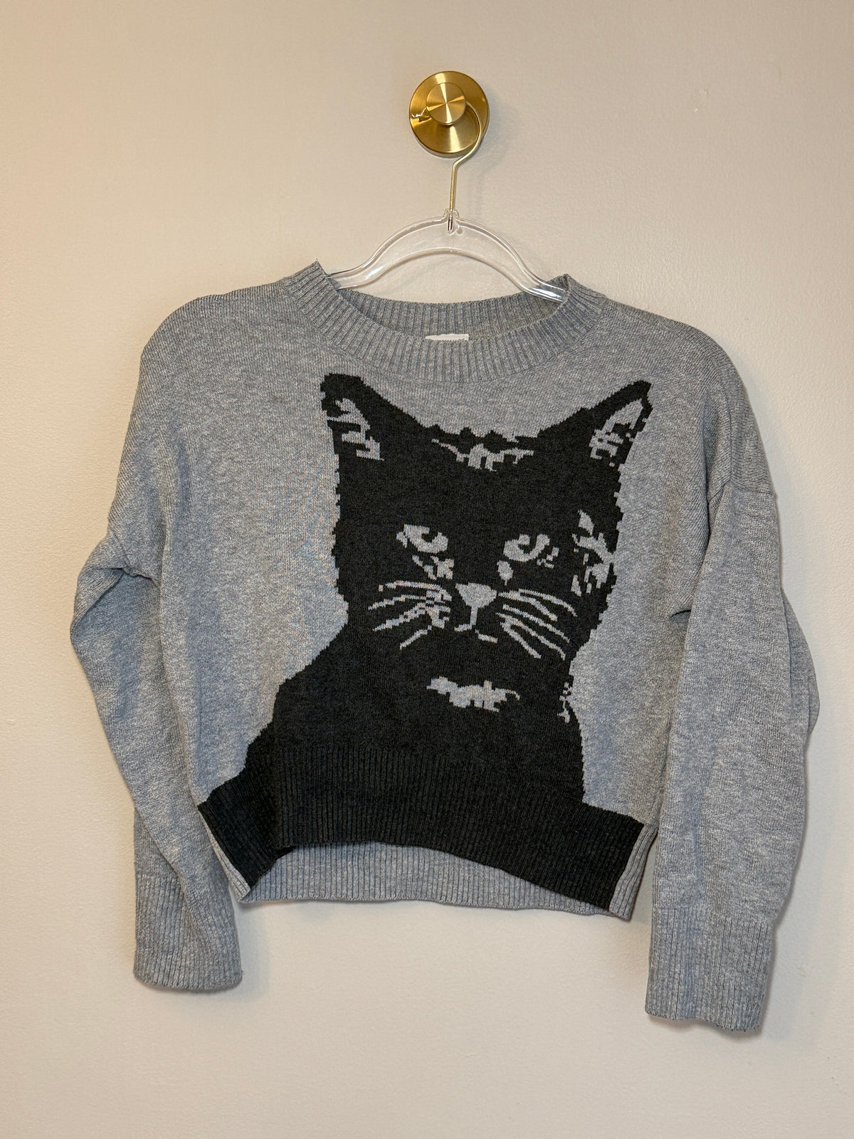 Seller 156_Abercrombie Kids Girls Cat Graphic Sweater size 9/10