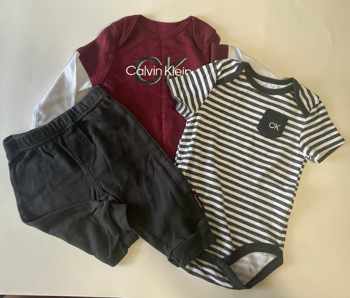 Seller 182. Calvin Klein 6-9 months boys outfit