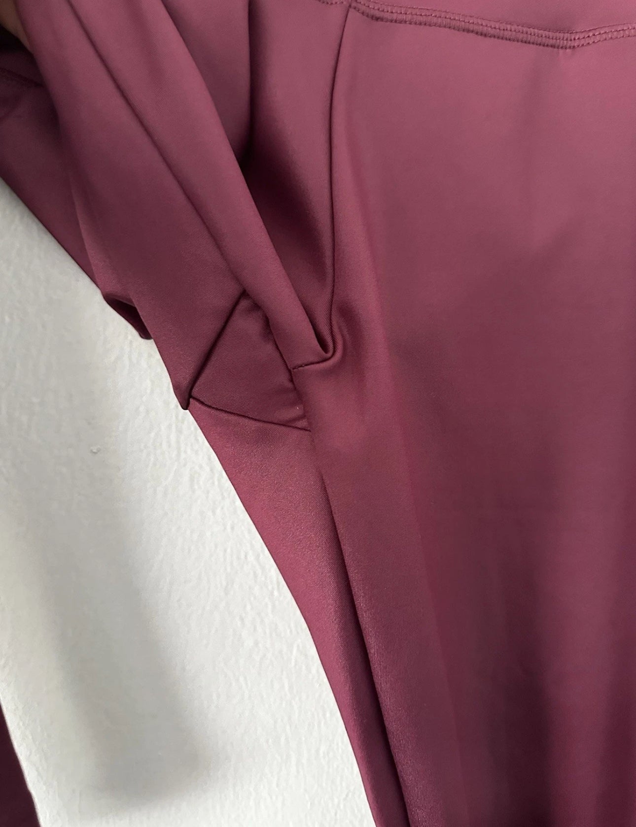 #111 Adidas Women's X Zoe Saldana AEROREADY Burgundy Shine Leggings Small Activewear