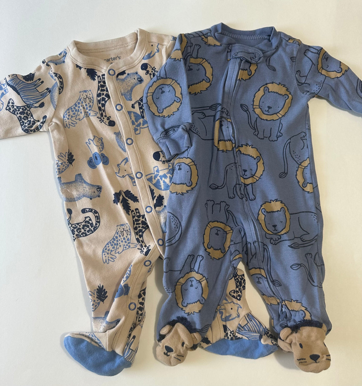 Seller 182. Carters boys 3 months sleepers