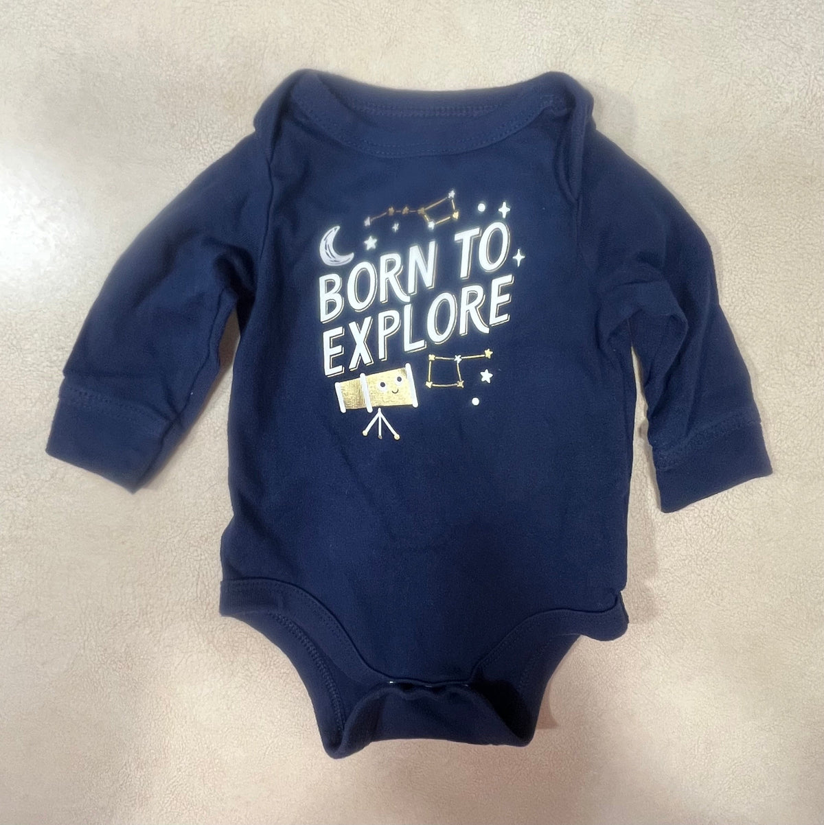 #200 Cat & Jack Born To Explore Shirt Bots 0-3m