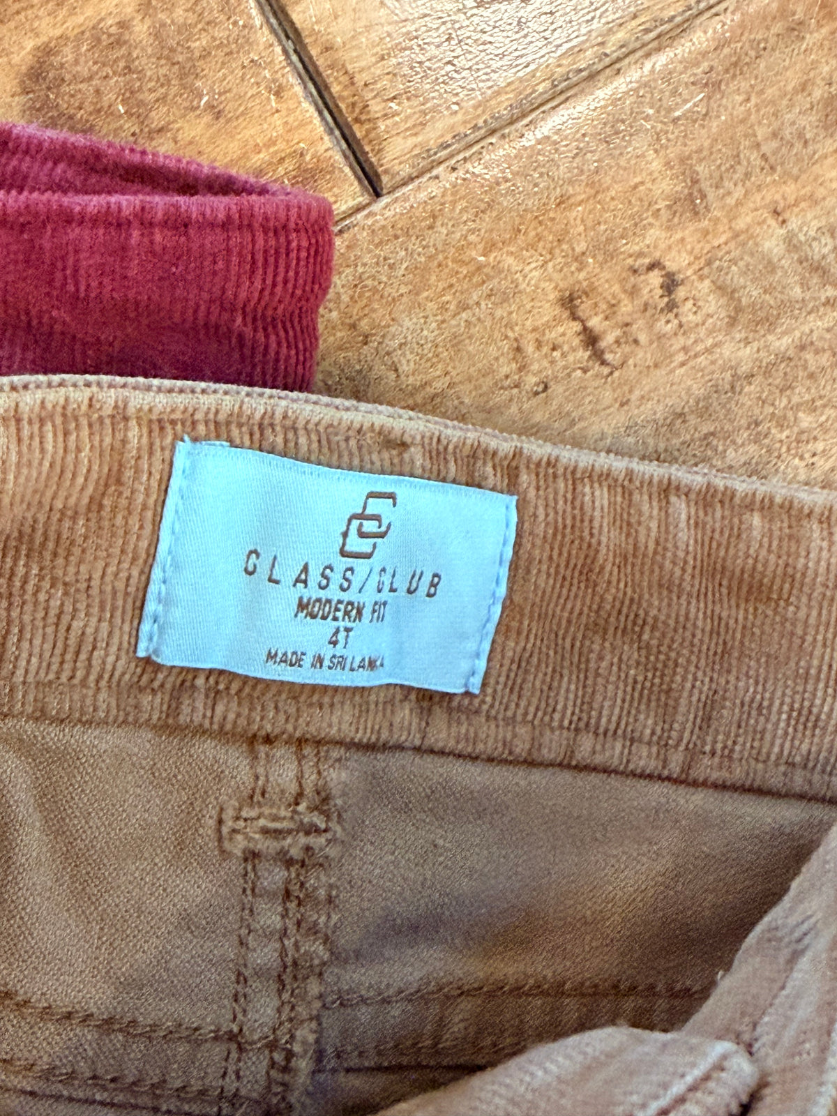 #99 boys classic club corduroy pants size 4