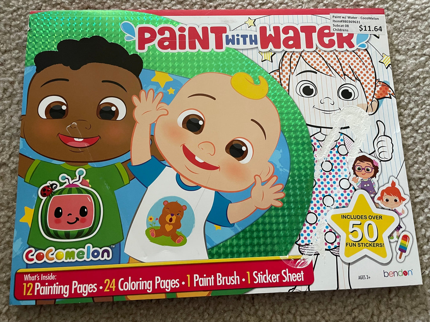 Seller 10 - Cocomelon paint with water