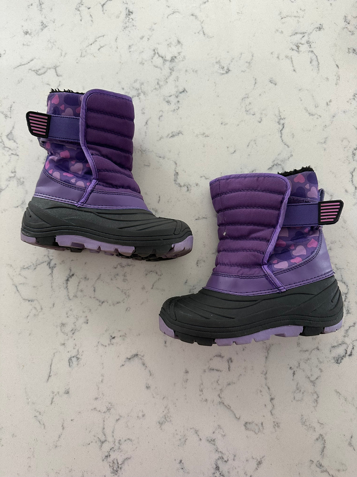Seller 42, Girls Winter Boot, Purple, Size 10