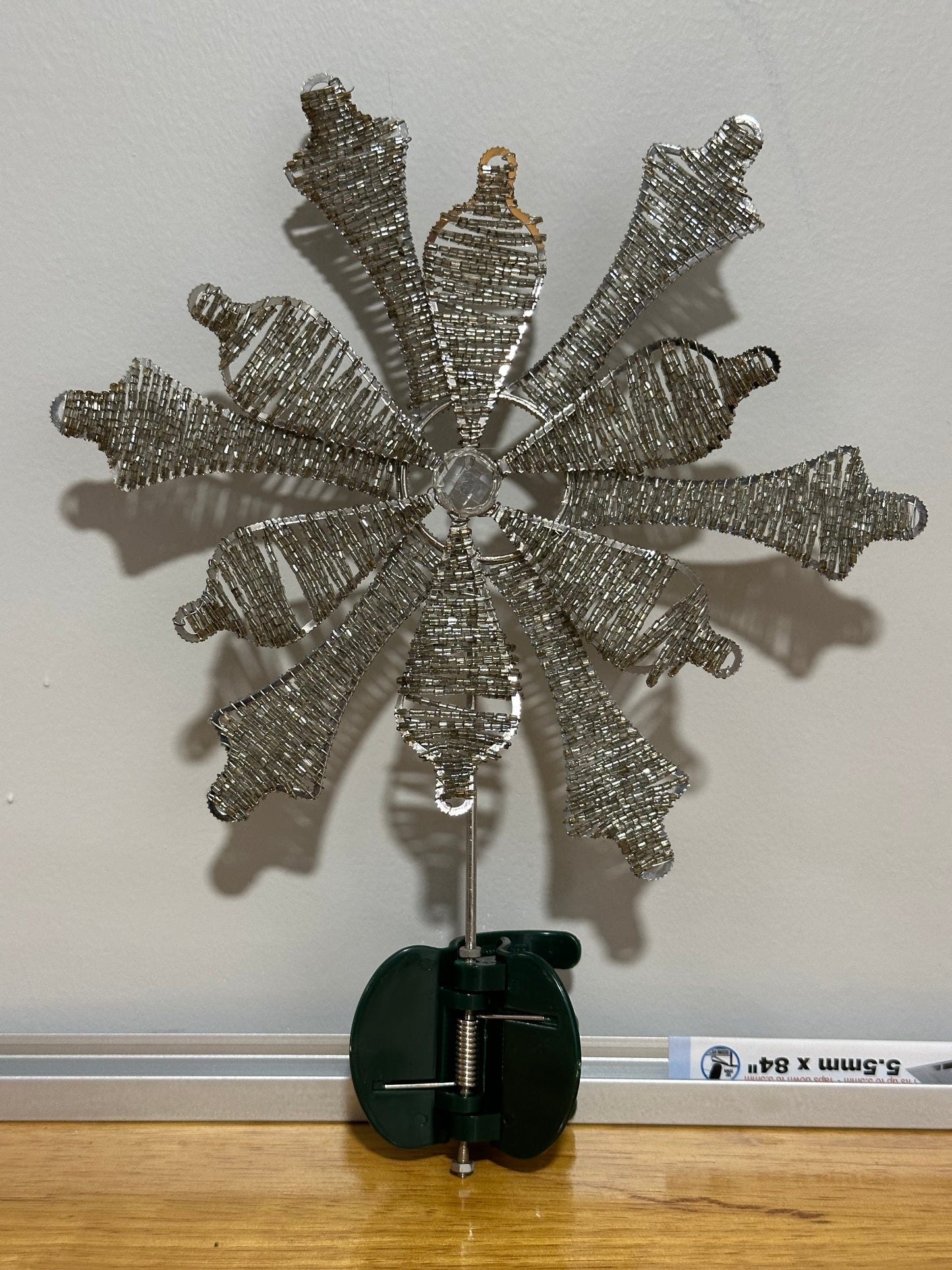 #186 Beaded Christmas Tree-Topper