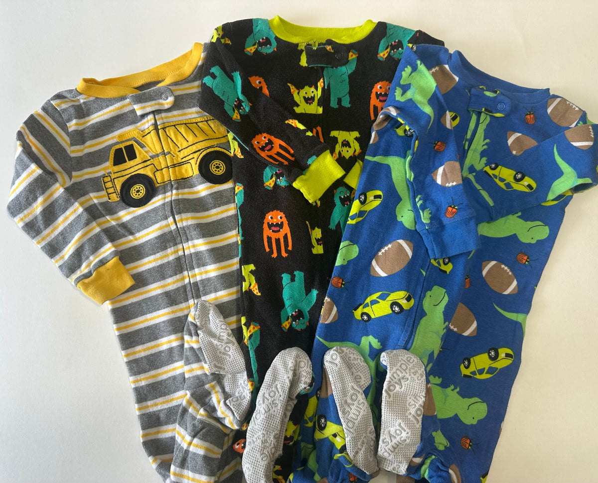 Seller 182. Carters boys sleepers 12 months