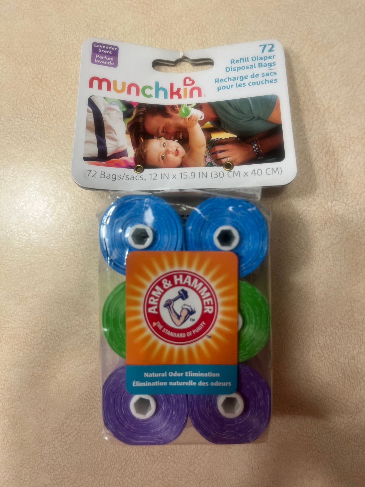 #200 Munchkin Diaper Disposal Bag Refills