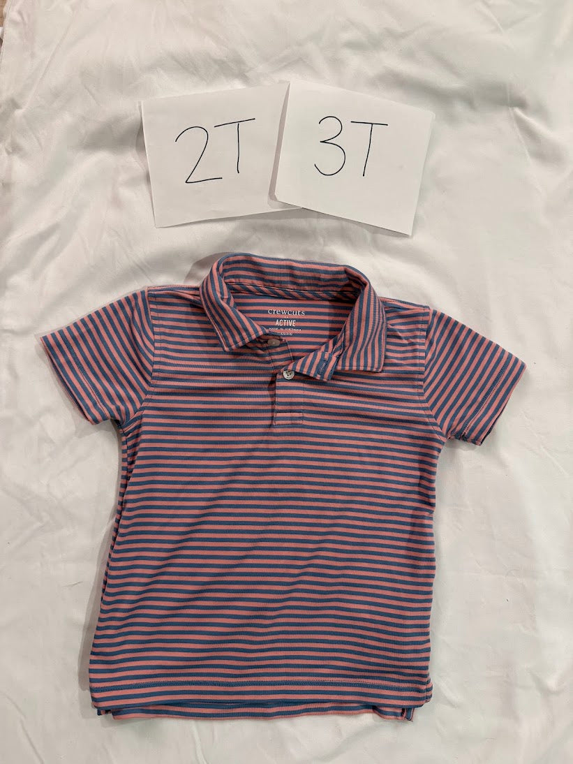 Seller #67 Boys 2-3 Crew Cuts Factory Active Polo