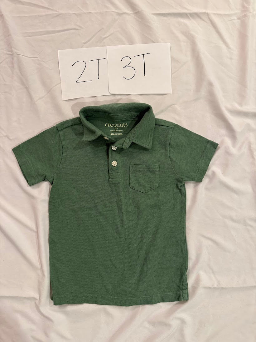 Seller #67 Boys 2-3 Crew Cuts Factory Polo Shirt