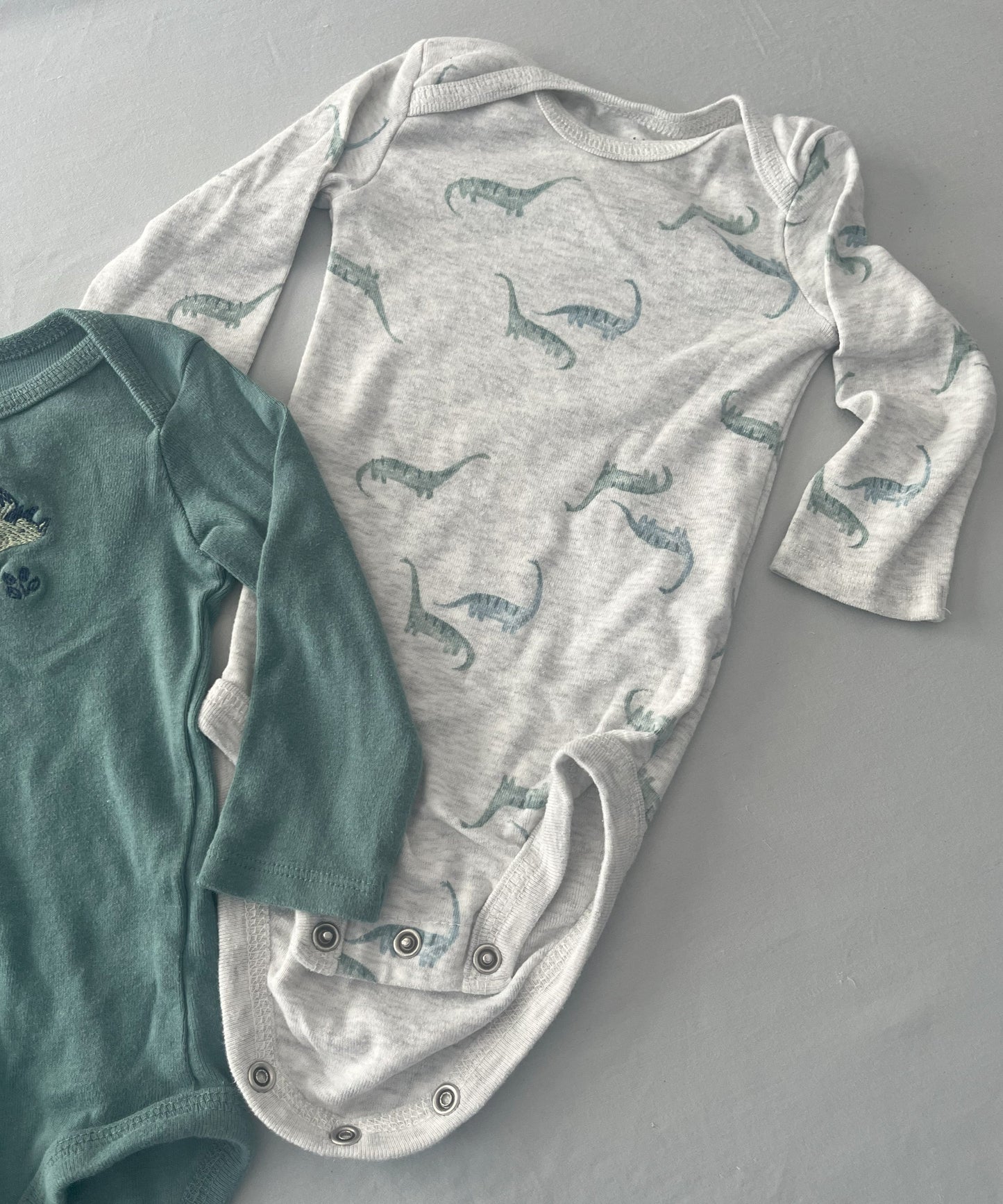 #211 REDUCED Carters 6m Dinosaur Onesie Set of 3