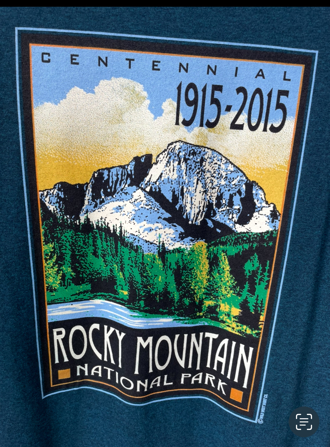 #42 REDUCED Rocky Mountain National Park Men's 2XL T-shirt