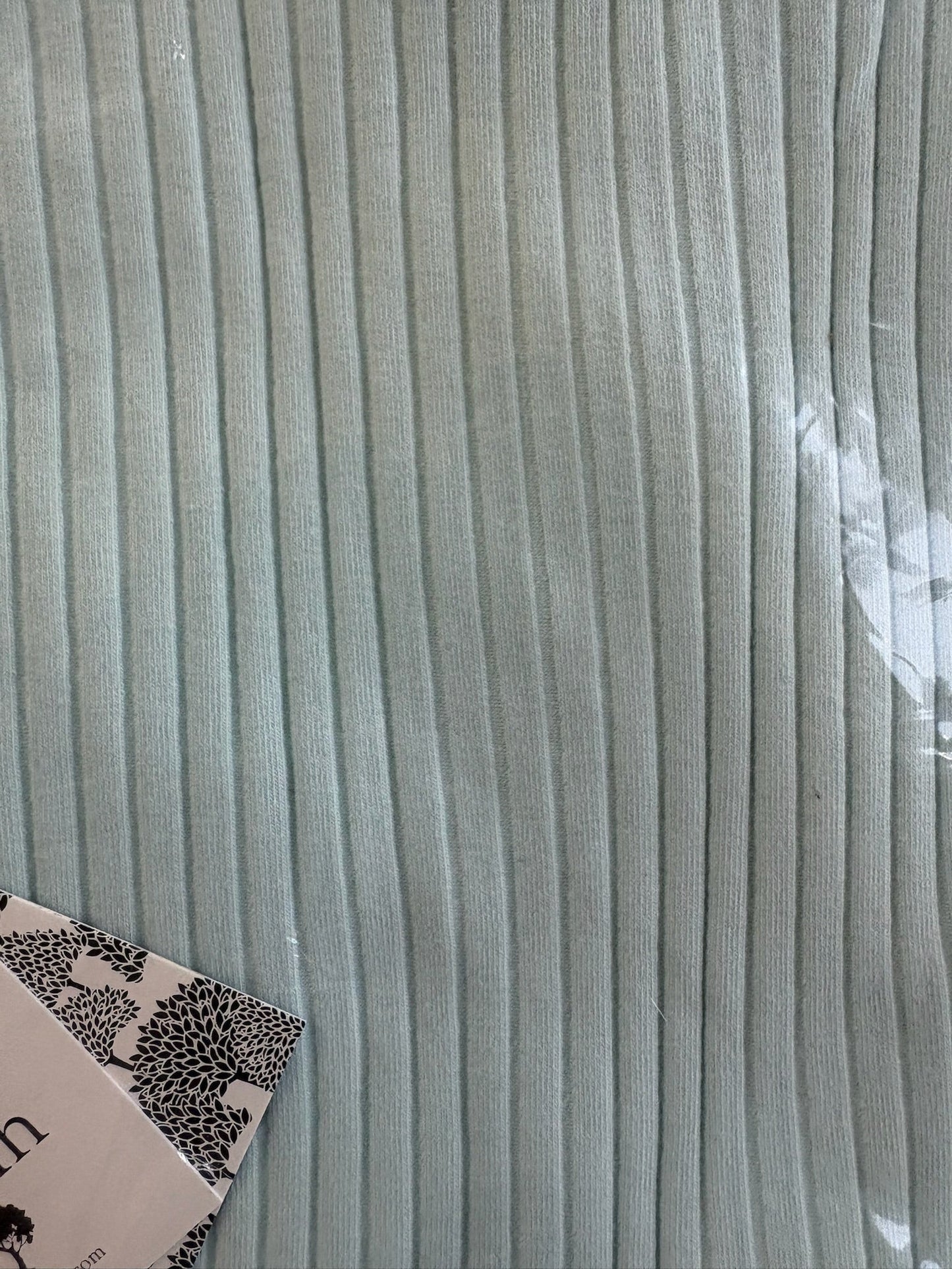 Seller #105 - NWT Light Blue Ribbed Kate Quinn Double Layer Blanket