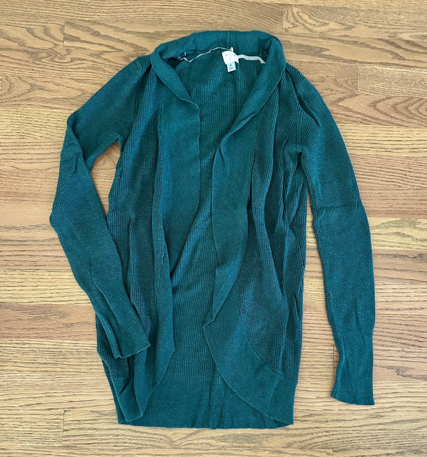 #198- Women’s, A New Day, Green Cardigan Sweater- Size XS
