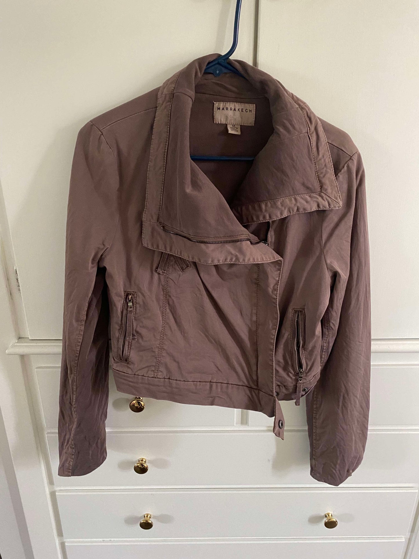 #117, Marrakech brown jacket, Woman’s M, VGUC