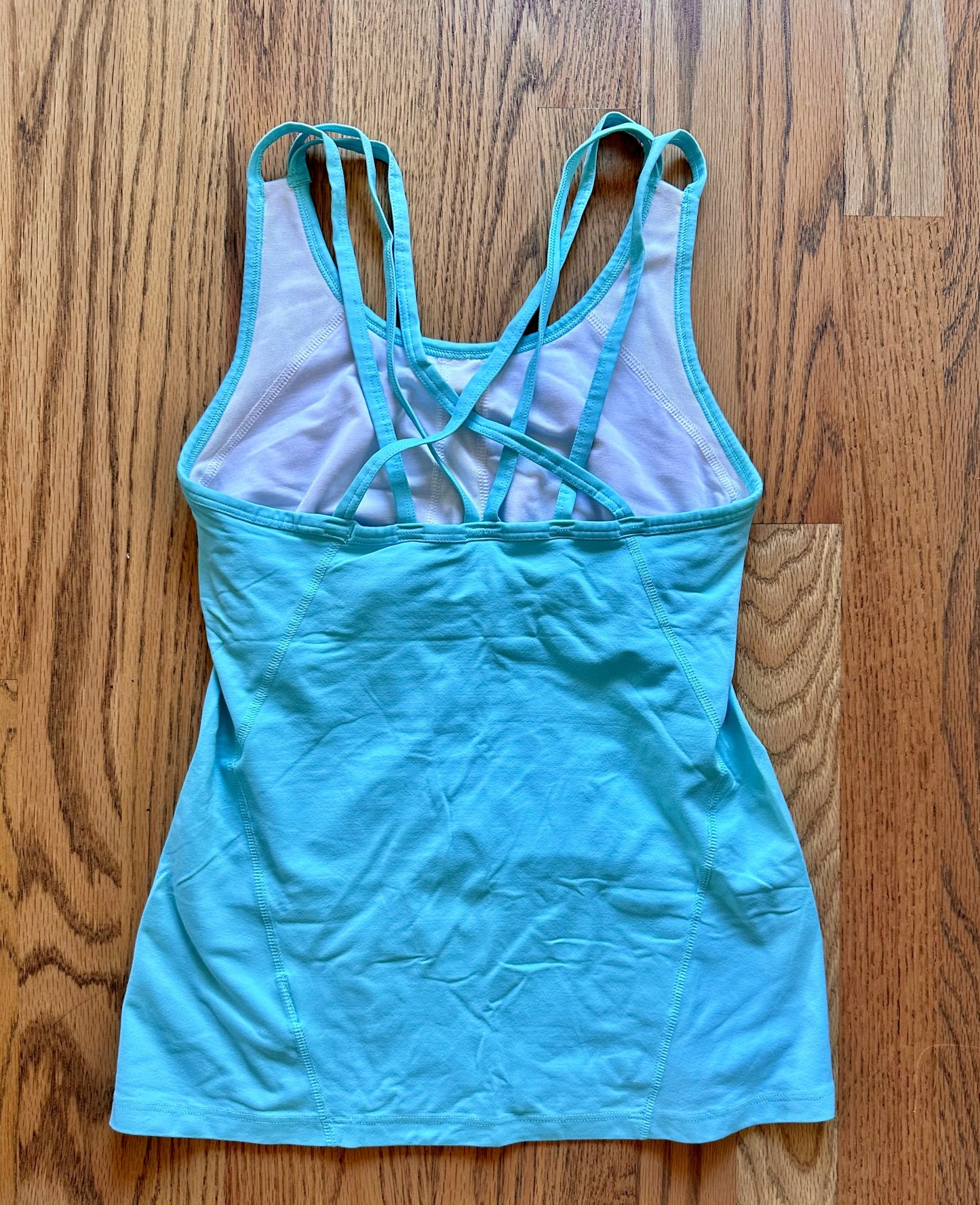#198- Women’s, Gap Fit, Blue Workout Tank w/ Built-In Bra- Size XS