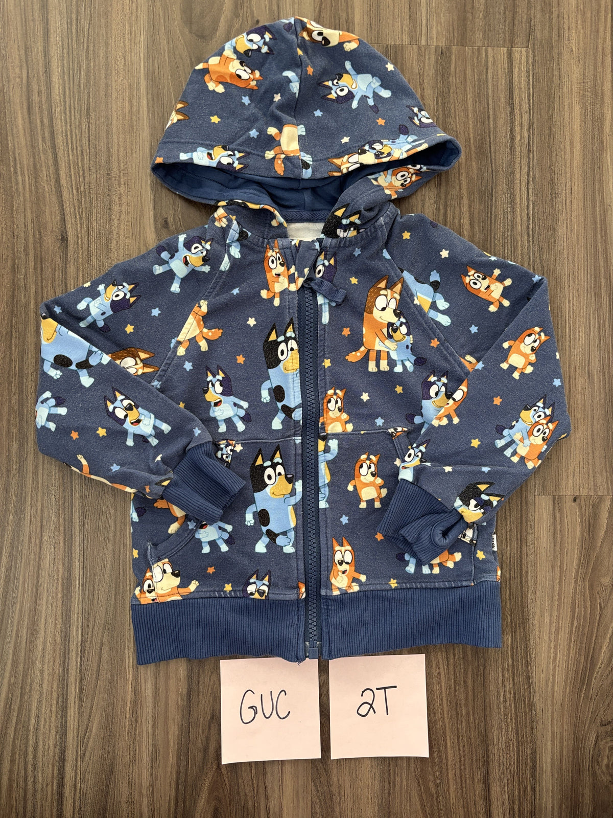 #138 - 2T GUC Bamboo (Little Sleepies) Bluey Jacket