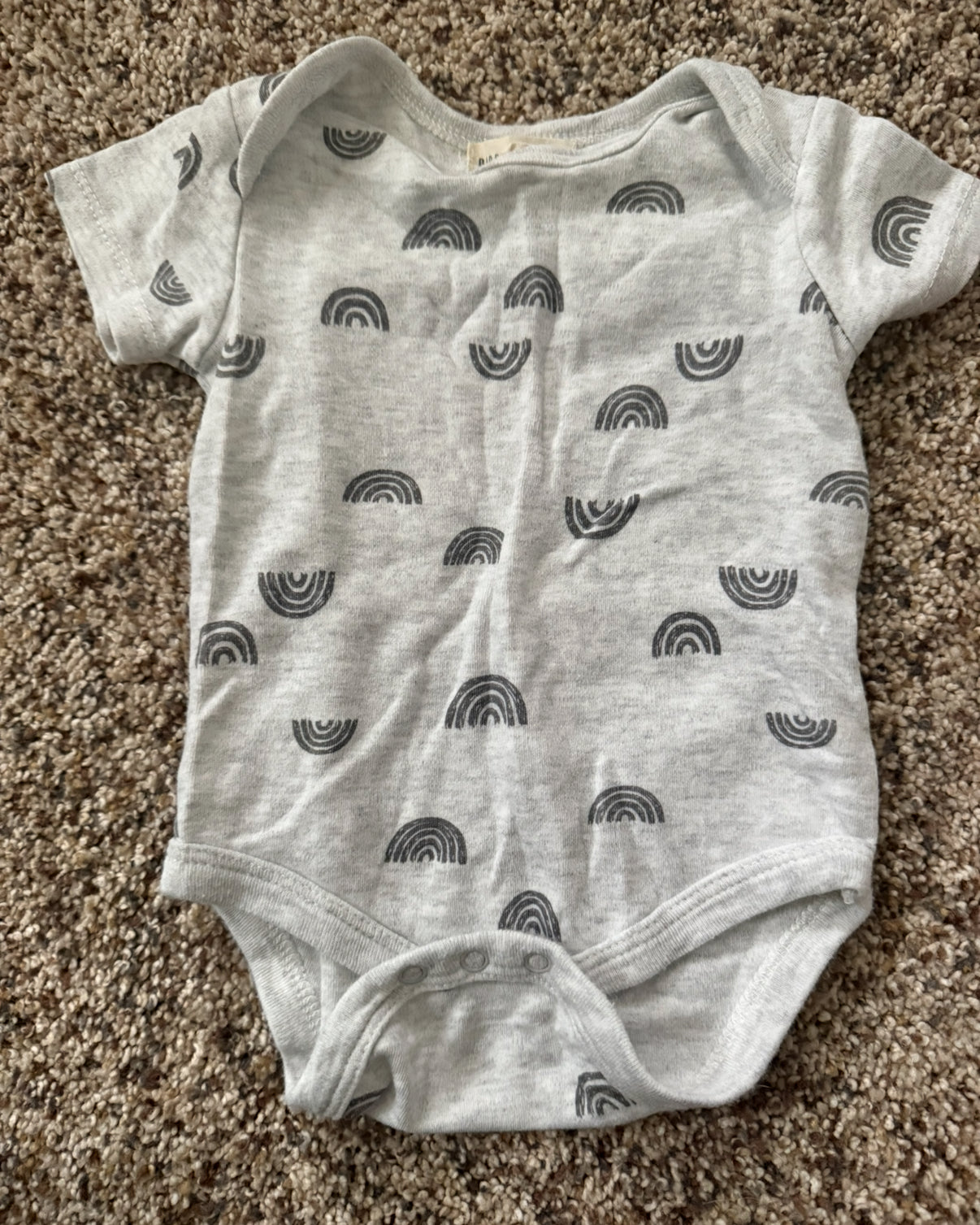 SELLER #6 Rainbow 6M Onesie