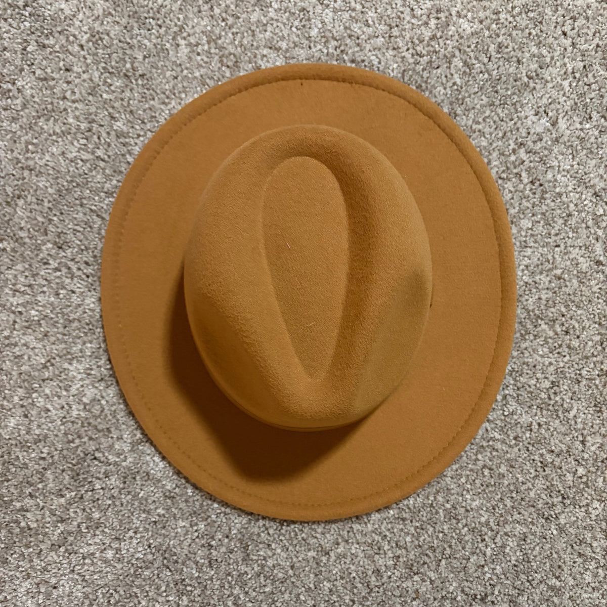 Seller #178 Toddler Girls Fedora Hat -Color camel
