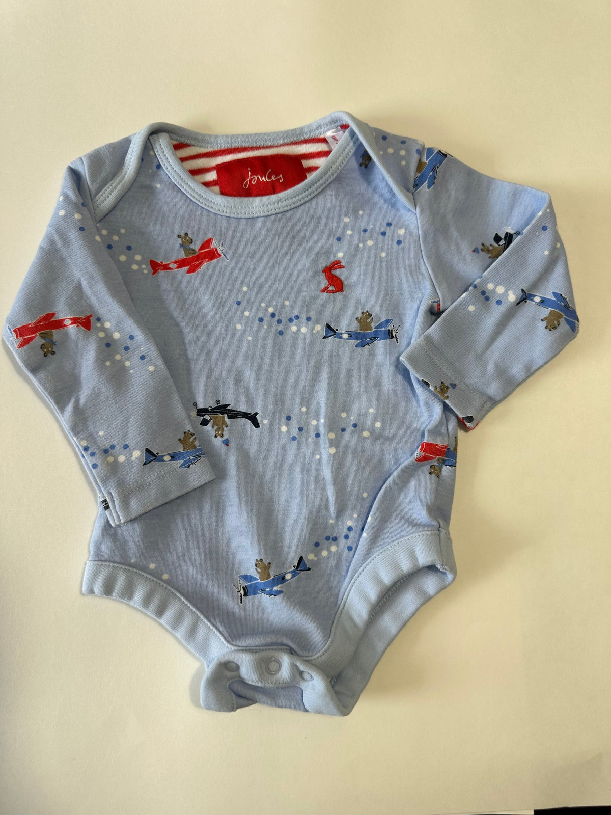 Seller 182. Joules 0-3 months long sleeve onesie