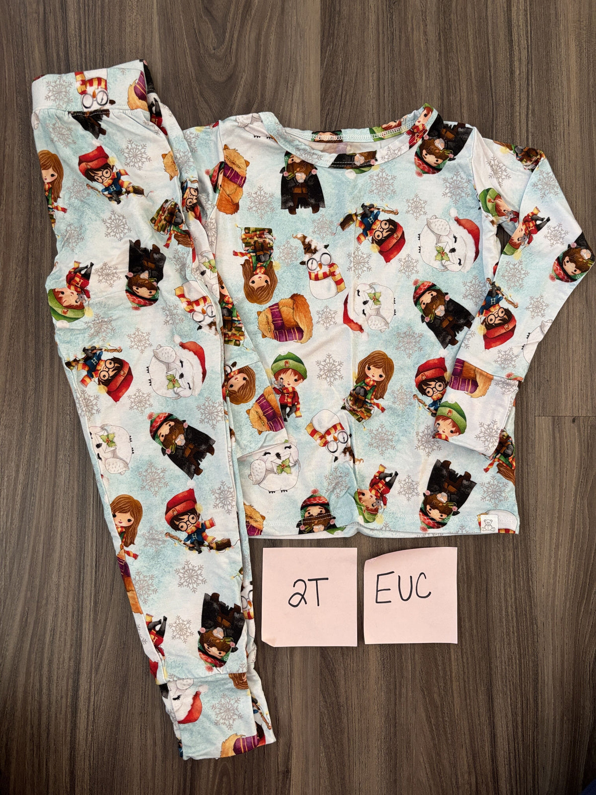 #138 - 2T EUC Bamboo Charlie's Project Harry Potter Christmas PJs