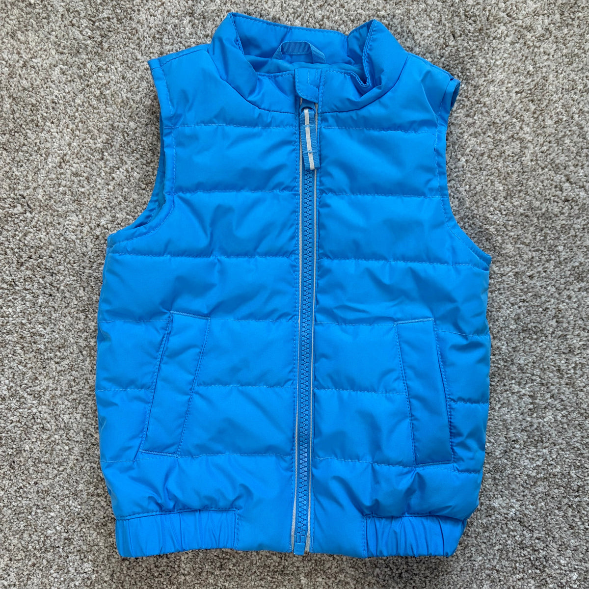 Seller #178 Blue Toddler Vest with Zipper Size 12-18mo