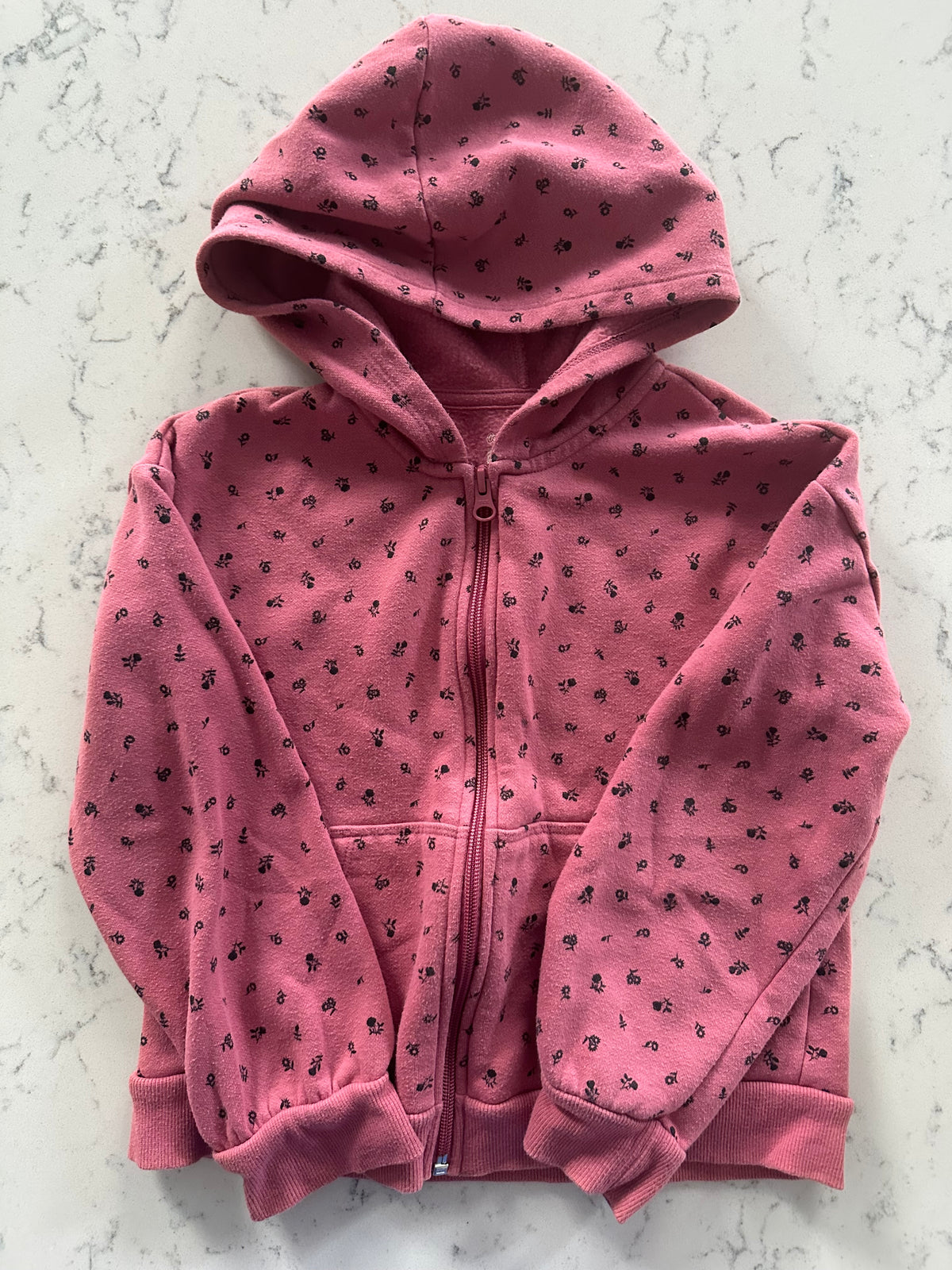 Seller 42, Cat & Jack Zip Hooded Sweatshirt, Pink, Girls 6/7