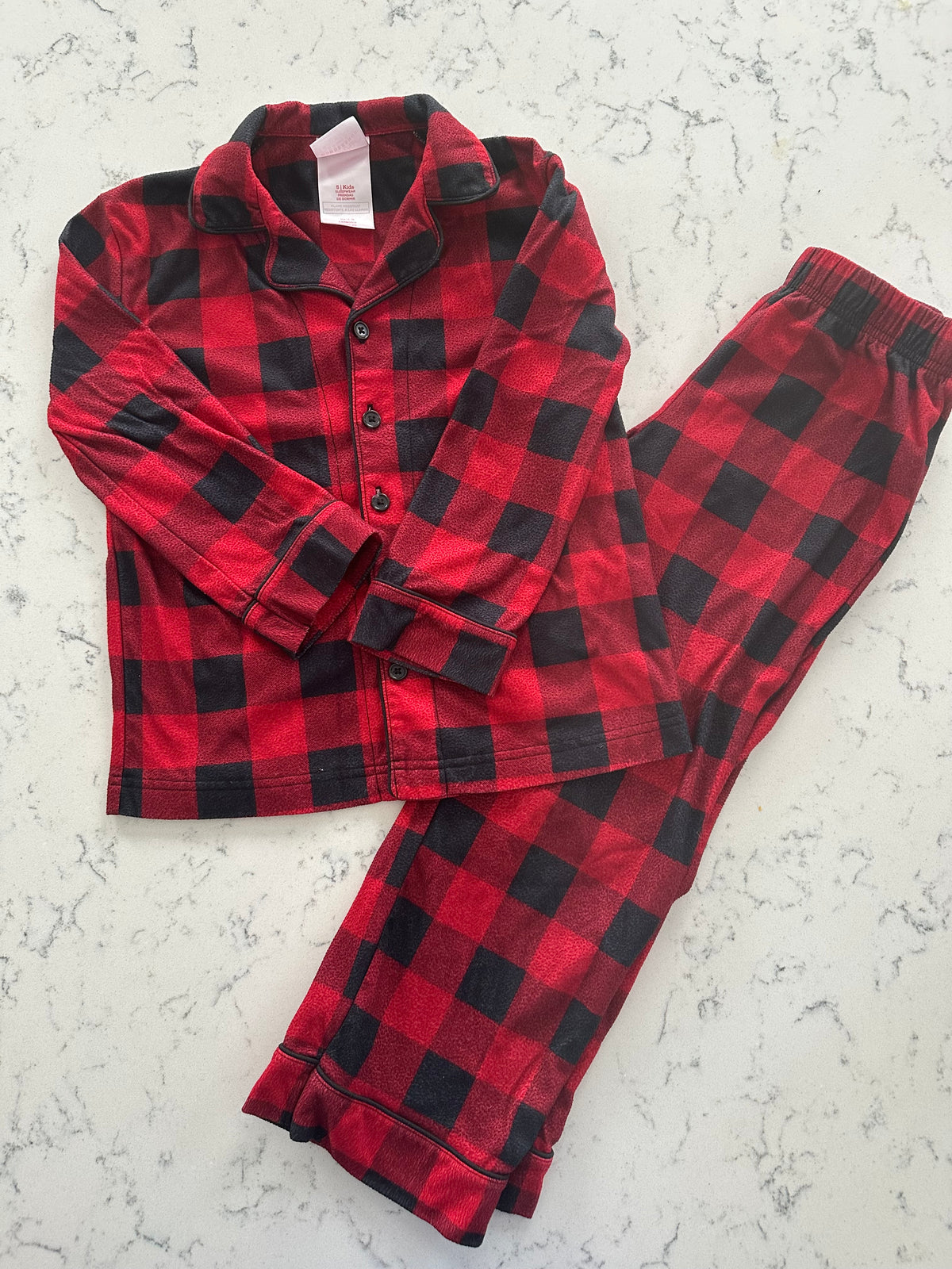 Seller 42, Target Holiday Jammies, Red/Black, Boys/Girls Size 5