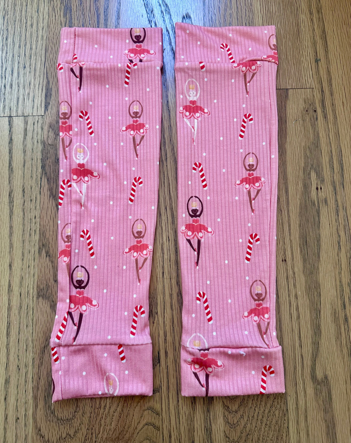 # 98- Girls, Boutique, Holiday Ballerina Leg Warmers- Size 5