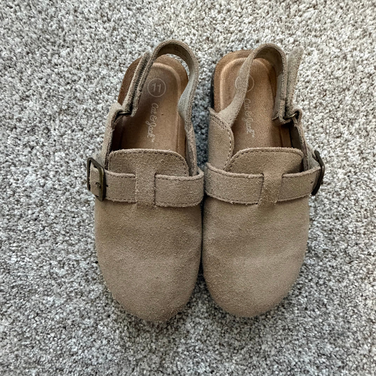 Seller #178 Little Girls Cat and Jack slip on shoes Size 11