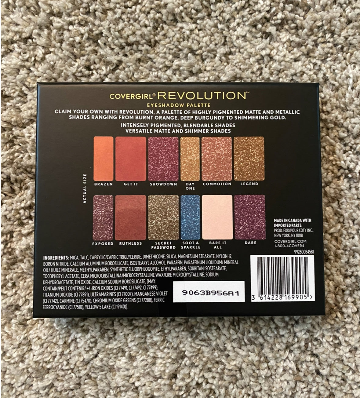 #77 NWT Covergirl Eyeshadow Palette (set 4)