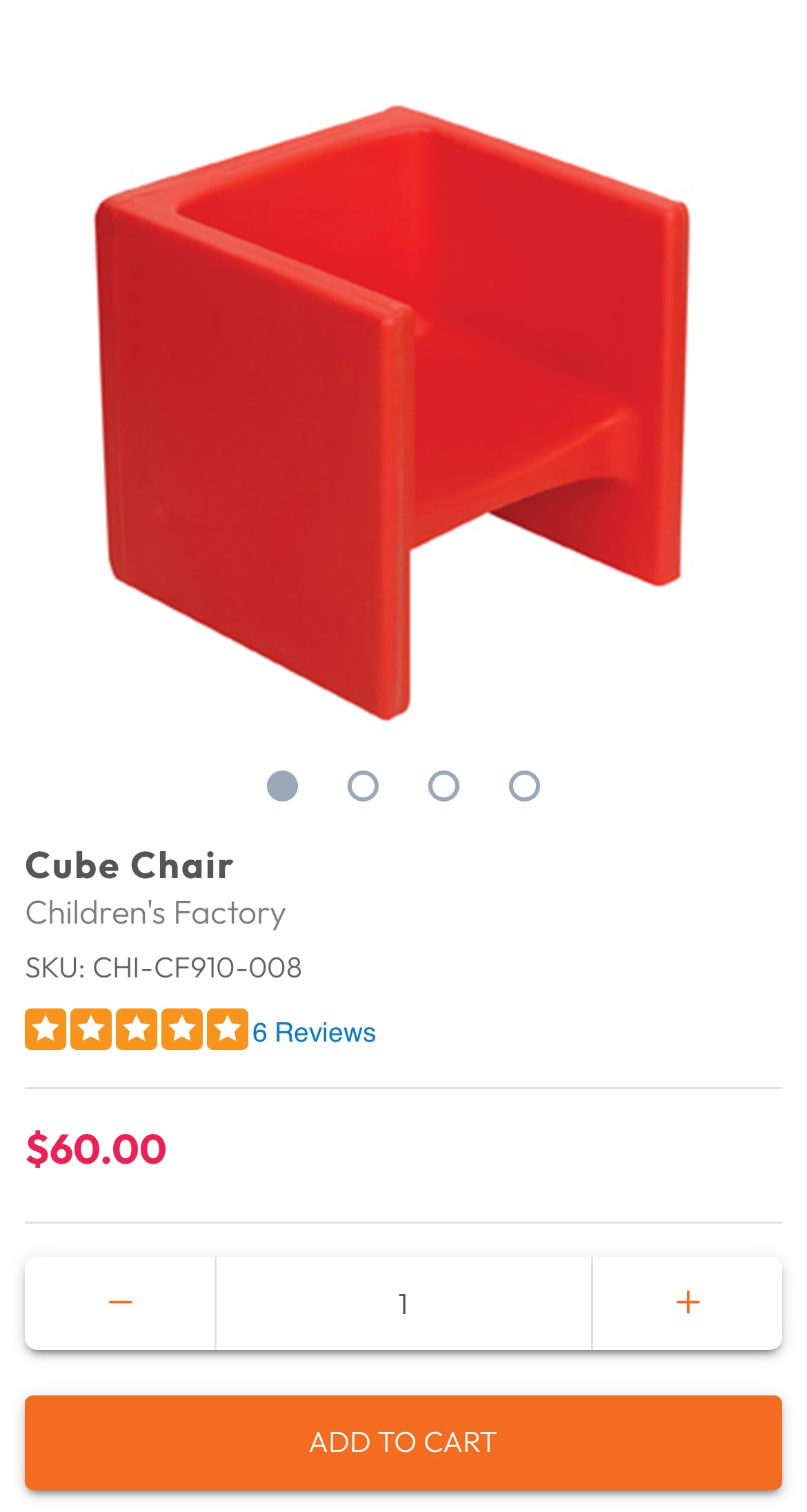 Seller #25. Cube table and chairs