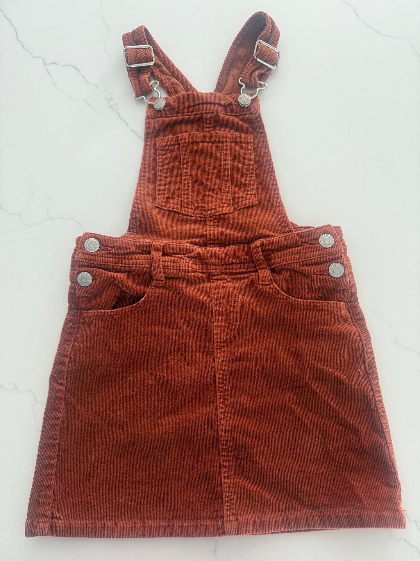 #42 Cat & Jack Orange Skirtall Girls Medium (7/8)