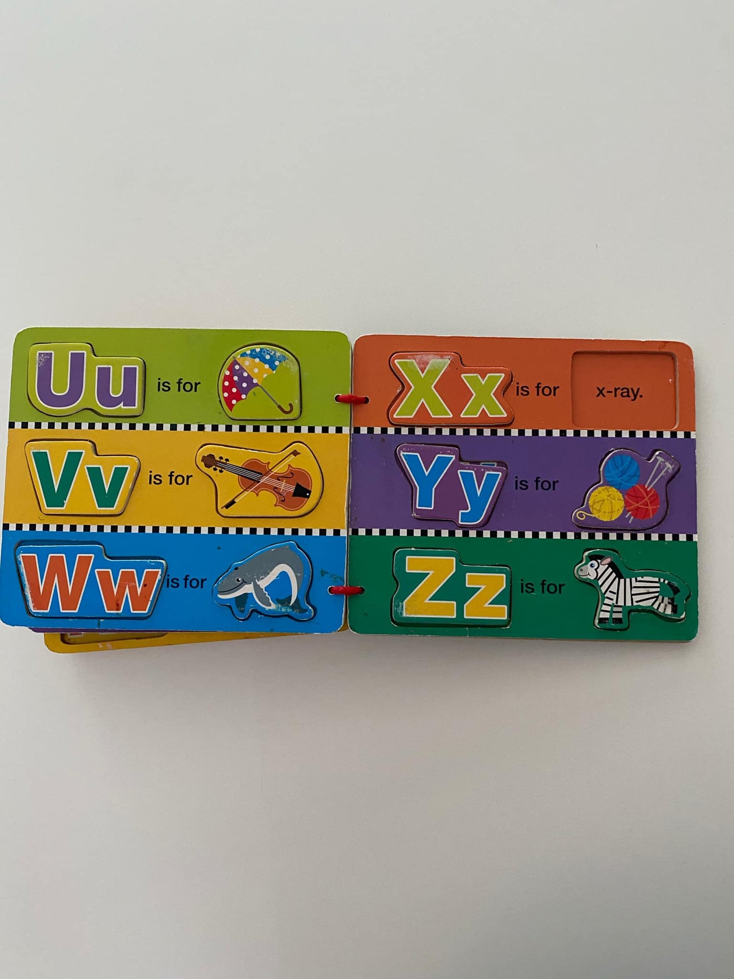 #117, Melissa & Doug wooden magnetic alphabet puzzle book